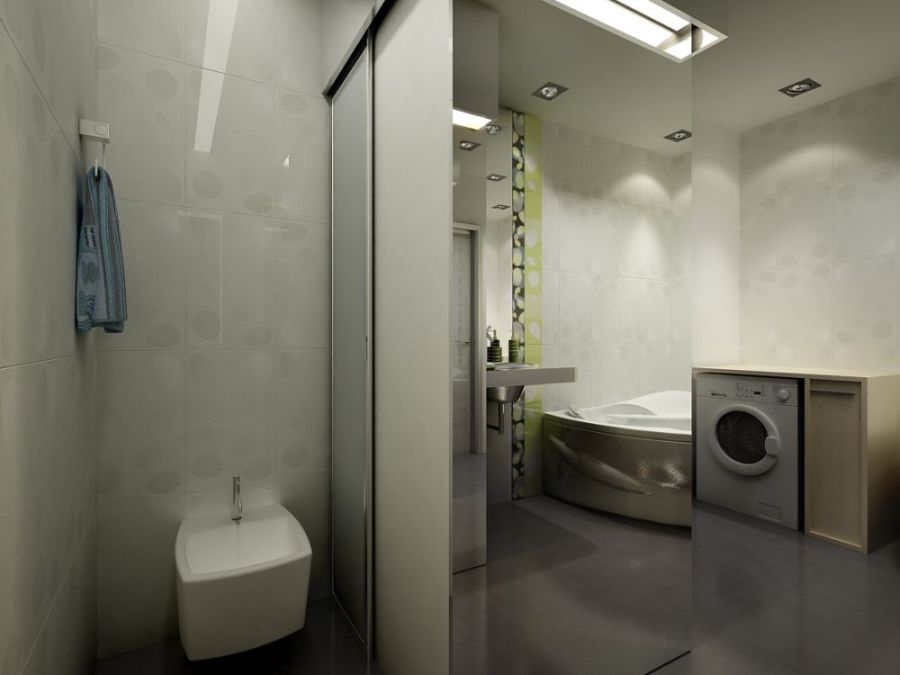 Дизайн ванной комнаты 7 кв м с угловой ванной