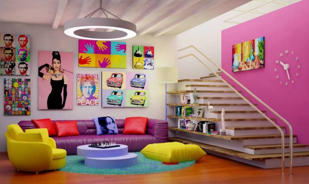 Яркий и необычный дизайн комнаты для мальчика